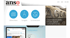 Desktop Screenshot of anso.it